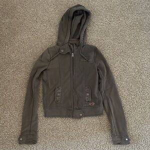 Hollister Grey Hooded Jacket